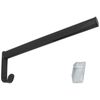 Perry Equestrian No.525 Fold Down Saddle Rack, Black