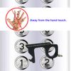 8-Pack No Touch Tool Handheld Brass EDC Keychain Closer Contactless Door Opener
