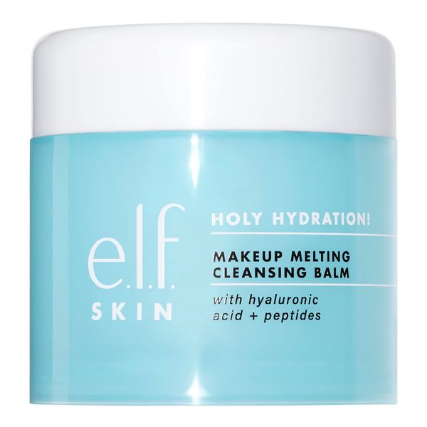 e.l.f. SKIN Holy Hydration! Makeup Melting Cleansing Balm, Face Cleanser & Makeup Remover, Infused with Hyaluronic Acid to Hydrate Skin