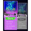 2 Pack 42W LED Black Light Bar, Blacklight with 6FT Cord+Switch+Plug, Glow in