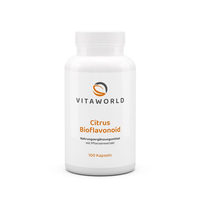 3er Pack Vita World Citrus Bioflavonoid 3 x 100 Kapseln Vegan 100% Hesperidin Apotheke Herstellung