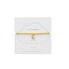 Estella Bartlett Moon CZ Gold Plated Stretch Sienna Bracelet