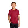 Port & Company Youth Performance Tee. PC380Y Red