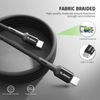 ExtremeCases for Blu view 5 B160V 2Pack 4FT USB C to C FABRIC Charging Cable (C to C Cable)
