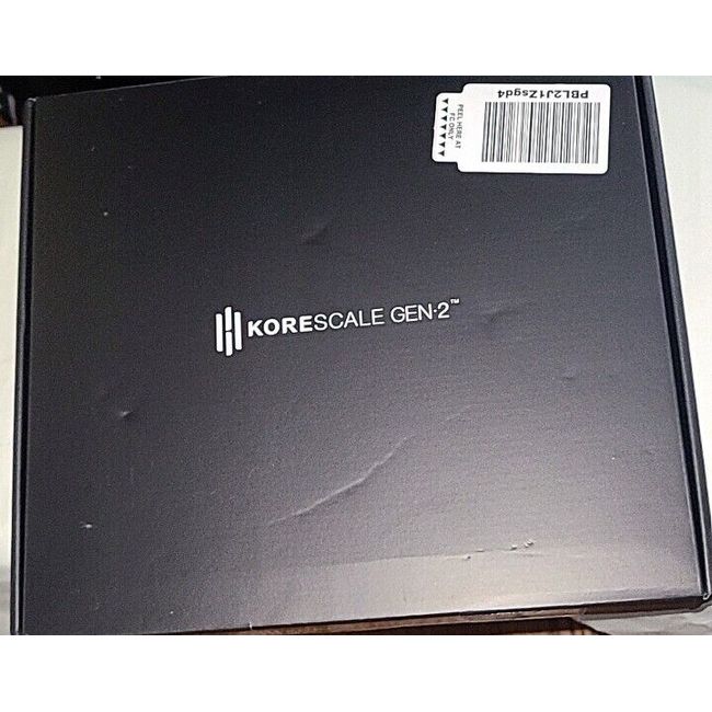 KoreHealth KoreScale Gen 2 BLACK Digital Bluetooth Smart Scale