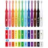 L APIS: Lapis Toothbrush, Dental Recommended, Happy Colors, 12 Colors, Animal Pattern, Baby Teeth, Safety Design, Gift, Educational, 1 Year Old, 2 Years Old, 3 Years Old, Baby, Animal, Clear Case