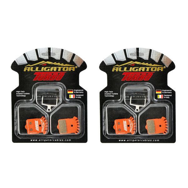 Alligator Turbo Disc Brake Pads For SRAM XX AVID ELIXIR, 2 pack, AR2432