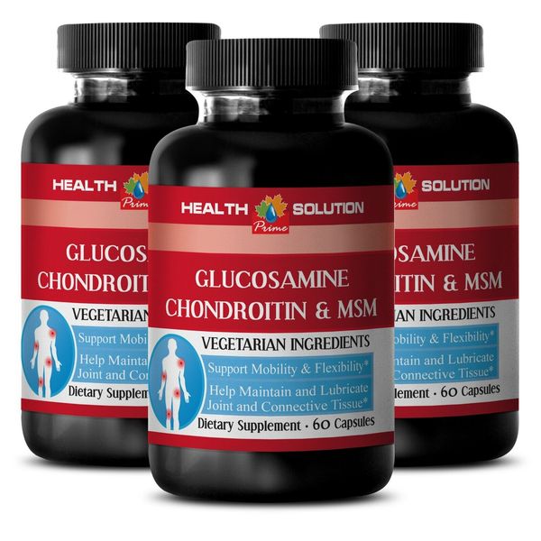 bone strength - GLUCOSAMINE CHONDROITIN & MSM - reduce joint stiffness 3B