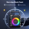 Home Karaoke Machine with 2 Wireless Microphone For Outdoor Camping Speaker Set