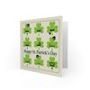 Wee Blue Coo Funny St Patrick's Day Card - Moustache Characters