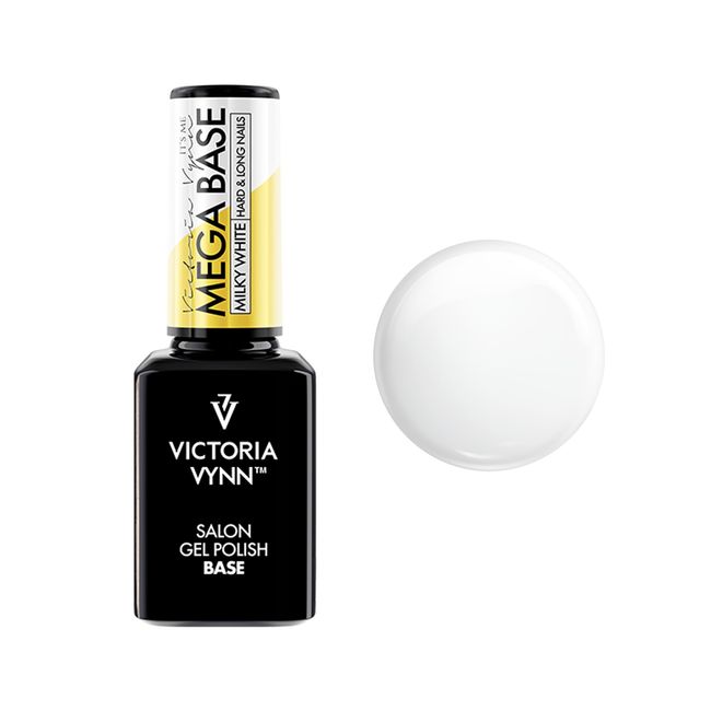 Victoria Vynn Mega Base MILKY WHITE Hard & Long Nails UV Led Hybrid Gel Polish 15ml