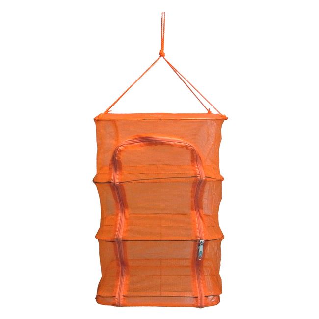 arufo-inta-nasyonaru, Strainer, Orange 300 × 250 × 400 mm For Yang All Net benri-na 3 Tier 300x250x460 mm B – 951 