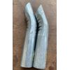 NOS 2pc 11.5" Tractor/Bulldozer Angle Exhaust Extension Tips 1-7/8"  #07602