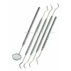 Dental Pick Tools with Mirror Teeth Scaler Instruments 5 piece