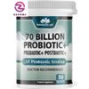 Probiotics 70 Billion CFU – 15 Probiotic Strains + Organic Prebiotic+ Postbiotic