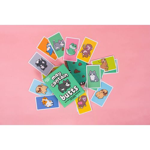 Professor Puzzle | May Contain Butts | Card Game | Ages 6+ | 2-6 Players | 15 Minutes Playing Time