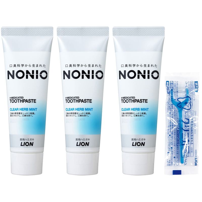 NONIO Toothpaste, Clear Herb Mint, Toothpaste, Fluorine, 4.6 oz (130 g ...