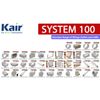 Kair 90 Degree Vertical Elbow Bend 110mm x 54mm - 4 x 2 inch Rectangular Plastic Ducting