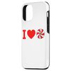 iPhone 12/12 Pro I Love Peppermint Candy Cane Christmas Peppermint Candy Case