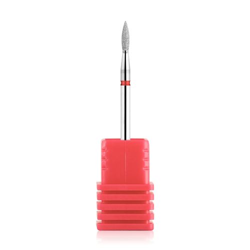 NMKL38 Flame Shape Diamond Cuticle Nail Drill Bit Pro Manicure for Nail Prep 3/32 Shank efile Bit (240-021R)