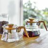 Hario New Coffee Server 400 ml Olive Wood, 2 Cup