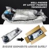 SOCKIR Left Driver Side Halogen Headlight Assembly Compatible with 2011 2012 2013 Dodge Durango w/o HID Black Housing