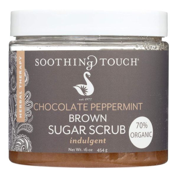 Soothing Touch Chocolate Peppermint Brown Sugar Scrub, 16 Ounce - 3 per case.3