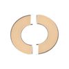 sourcing map Wall Split Flange, Stainless Steel Round Escutcheon Plate for 22mm Diameter Pipe 4Pcs