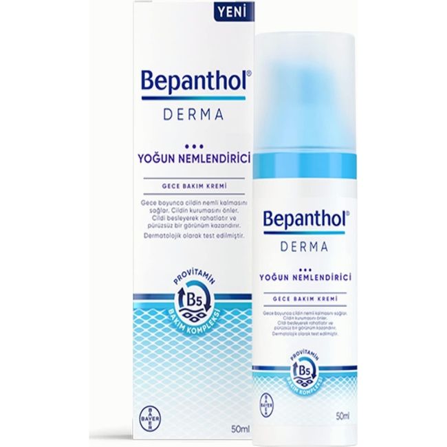 Bepanthol Derma Yoğun Nemlendirici 50 ml Gece Bakım Kremi