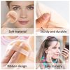 TRKETK 12 Pieces Cosmetic Powder Puff, 6 Pcs Finger Powder Puff and 6 Pcs 2.36 inch/6 cm Soft Round Powder Puffs Wet Dry Makeup Tool Setting Powder Puff Face Foundation Facial Makeup Blending Puff
