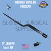 US Bipolar Gerald Bayonet Forceps 9" Non Stick ReUsable