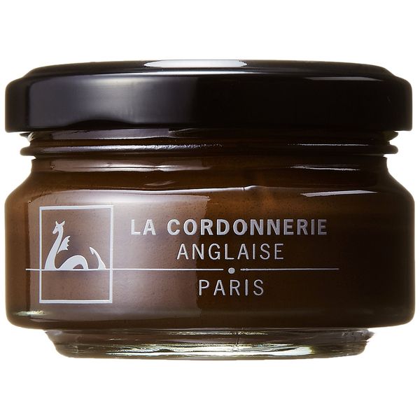 Cordonnuri Anglaise Shoe Cream, Beeswax Cream, Shoe Polish, Moisturizing, Nutrition, Retention, Supplemental Color, Oil-based, medium brown