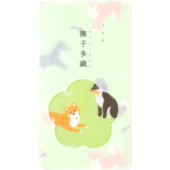 Miyamoto-towel 5650 Face Towel, Nadeshiko Taori/Shiba Inu, 13.4 x 35.4 inches (34 x 90 cm)