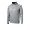Sport-Tek Sport-Wick Fleece 1/4-Zip Pullover L Silver/Black