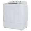 Mini Wash Machine Compact Twin Tub 13lbs Top Load Washer Spin Cycle Dryer