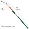 Tree Pruner Pole Saw Manual Extendable Long Tree Pruner Extendable，Pole Pruni...