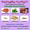 Turmeric, Green Tea, Echinacea, Ginger, Ashwagandha, Cinnamon IMMUNITY BOOST