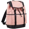 FUEL Drawstring Backpack With Double Rose Gold Buckles, Blush Pink