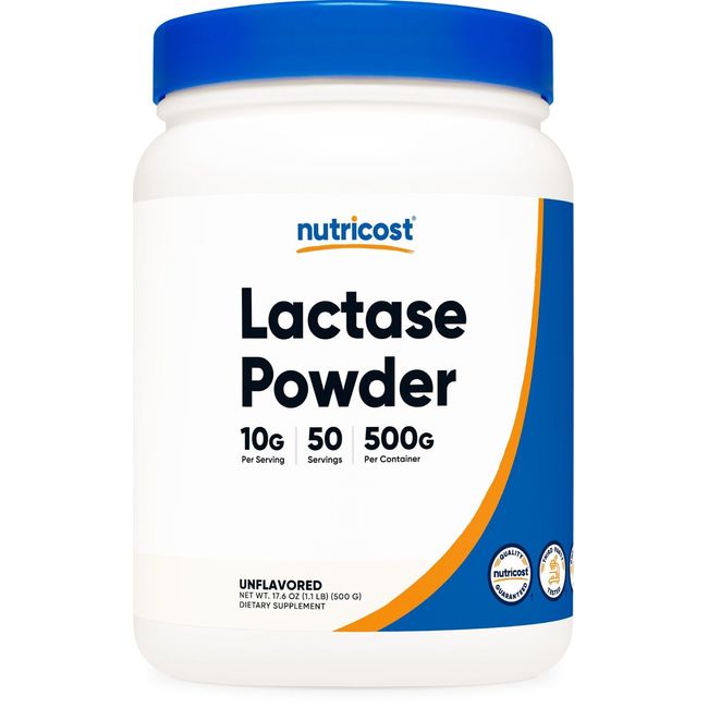 Nutricost High Quality Lactase Powder 500G - Non-GMO