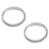 DAKAtec 400006 ABS Ring Sensor Ring Front Axle Rear Axle (Pack of 2)