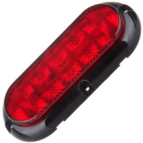LBRST 6" Oval Oblong Waterproof Trailer Lights Surface Mount LED Brake Stop Turn Tail Light for Trailer RV Trucks Bus