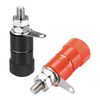 sourcing map 4mm Speaker Terminal Connector Binding Post, Banana Plug Jack Socket Panel/Chassis Mount Connectors Red Black 10Pcs