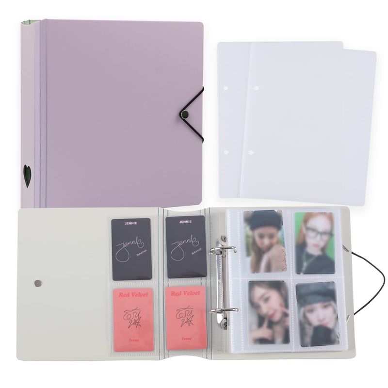 600 card binder A5 Binder Pages – Clear & Durable Pages for Kpop Photocard Storage – Kpop  Stationery main image 1