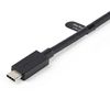 3ft Hybrid USB-C Cable w/USB-A Adapter, Black