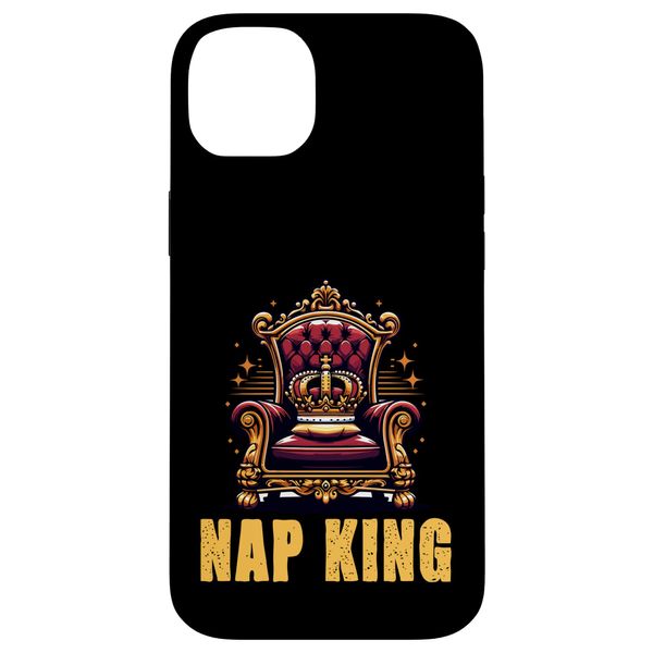 Nap King Crown Throne Royalty Relaxation Case for iPhone 14 Plus