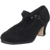 Sansha Women's Sevilla Suede-W, Black, 7 M US