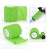 Tattoo Grip Cover Wrap, ATOMUS 24pcs 2” x 2 Yards Disposable Tattoo Tube Tape Wrap Elastic Self-adhesive Bandage Rolls Tape for Tattoo Machine Grip Tube Accessories (Green)