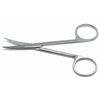 2 Iris Scissors, 3.1/2", Curved 20 mm Blades, Stainless