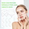 TSHAOUN 11 Pieces Reusable Silicone Chest Wrinkle Pads Patches,silicone patches for face,Cleavage Pad Eye Cheek Stick,for Smooth Neck Forehead Eye Mouth Skin Wrinkles Anti Wrinkle Patches (11 PCS)