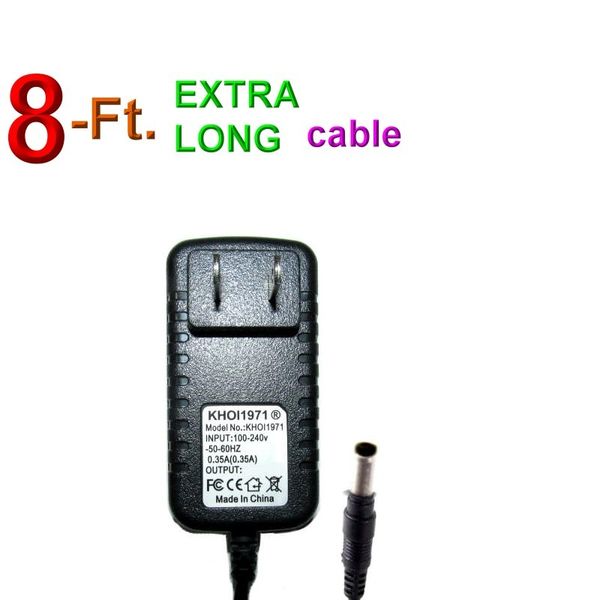 8-FEET WALL AC power adapter for LOREX LW3211 LW2110 wireless security CAMERA